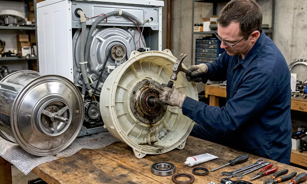 Washer Bearing Replacement in Newton, MA