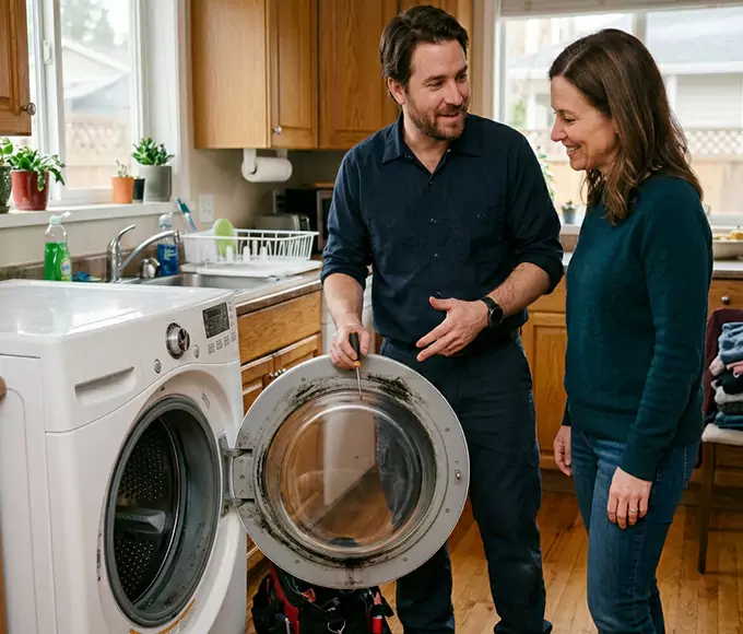 Why Newton, MA Homeowners Choose Newton Appliance Pro for Washer Door Seal Replacement?